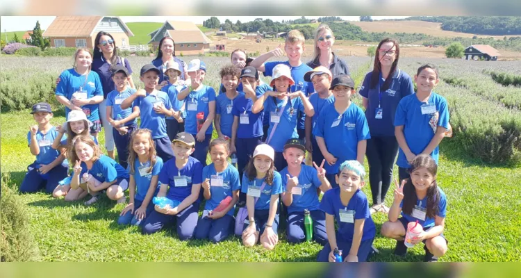 Escola Municipal usa a lavanda para conscientizar alunos