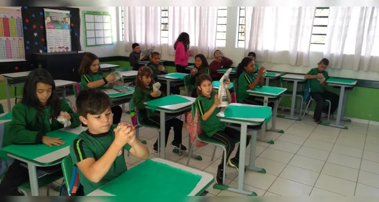 Educandos puderam aprender e se divertir com tema dentro e fora da sala de aula