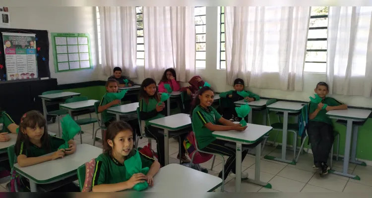 Educandos puderam aprender e se divertir com tema dentro e fora da sala de aula