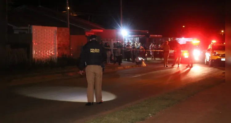 Crime aconteceu na noite desta quarta-feira (26< na periferia de Ponta Grossa