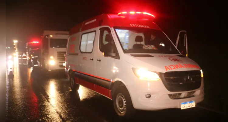 A reportagem no Portal aRede e Jornal da Manhã esteve presente no local do acidente e constatou que chovia muito no local dutante o acidente