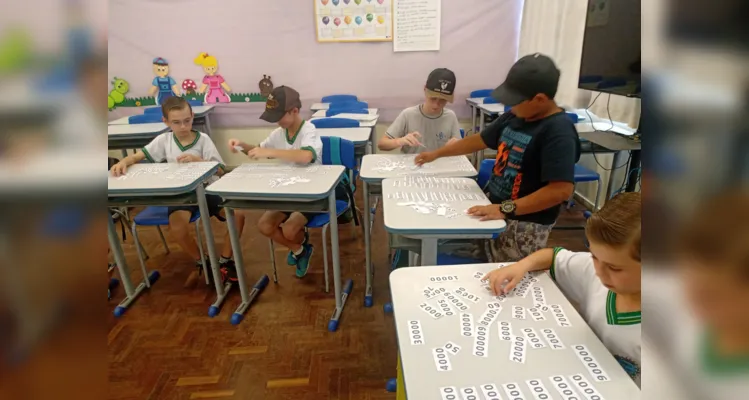Recursos didáticos entusiasmam alunos em Ipiranga