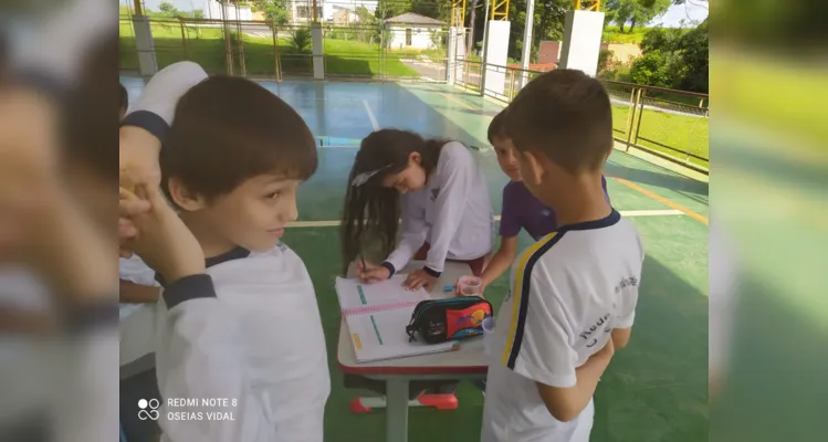 Desenvolvimento ocorreu de forma dinâmica na quadra poliesportiva