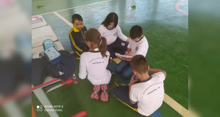 Desenvolvimento ocorreu de forma dinâmica na quadra poliesportiva