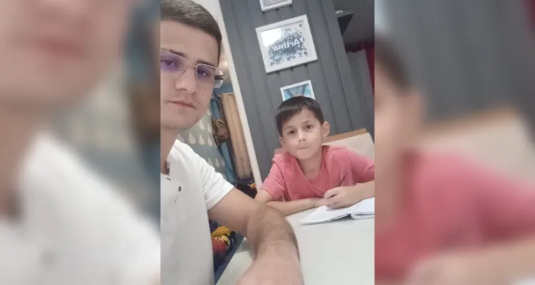 Parte da atividade consistiu em os alunos conversarem com seus familiares sobr o tema