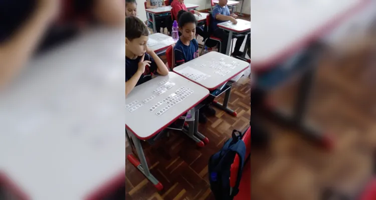 A atividade tinha como objeticvo dar mais liberdade aos alunos no aprendizado da matemática