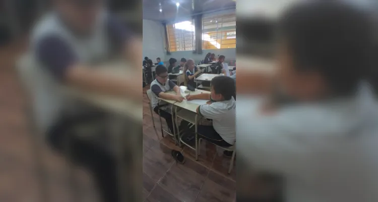 Desenvolvimento do trabalho foi realizado dentro e fora da sala de aula