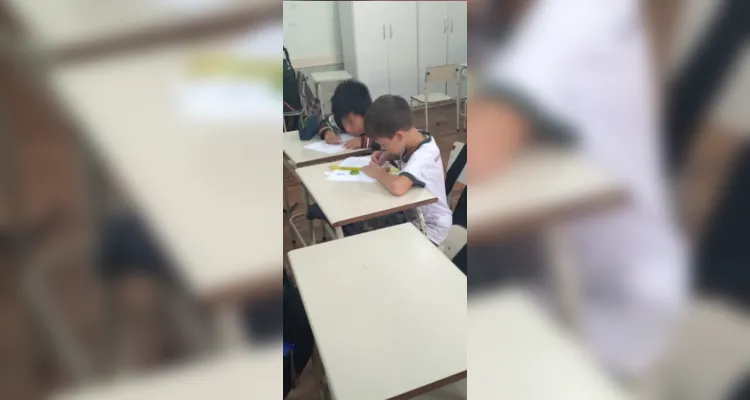 Desenvolvimento do trabalho foi realizado dentro e fora da sala de aula