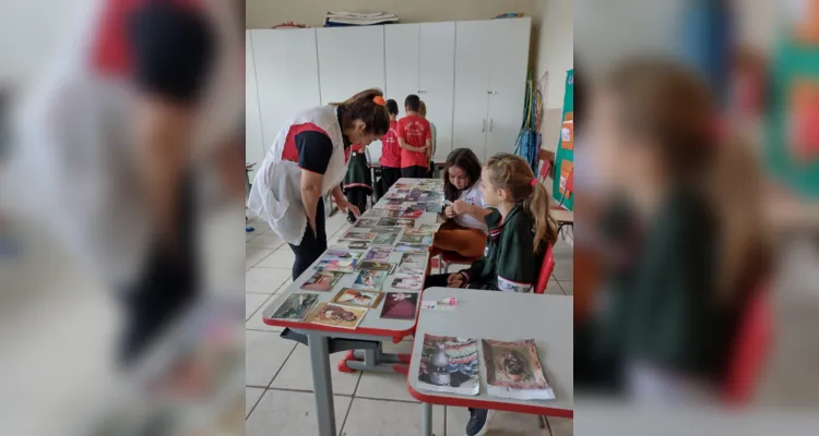 Exposição contribuiu para que alunos interagissem com colegas e educadores