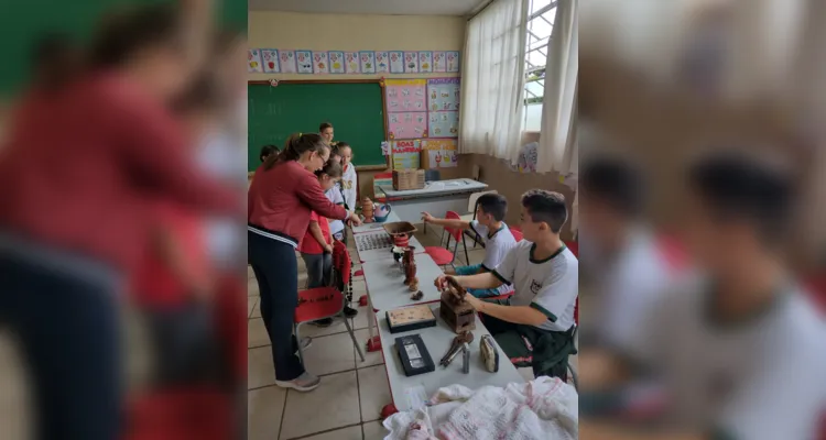 Exposição contribuiu para que alunos interagissem com colegas e educadores