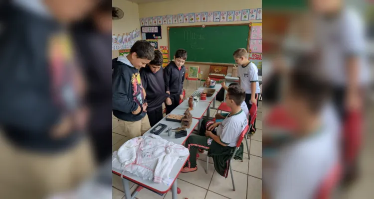 Exposição contribuiu para que alunos interagissem com colegas e educadores