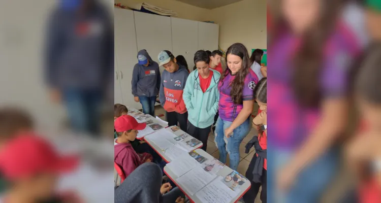 Exposição contribuiu para que alunos interagissem com colegas e educadores