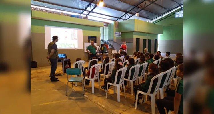 Dinâmicas com palestra, empresa e em sala de aula trouxeram mais conhecimento aos alunos