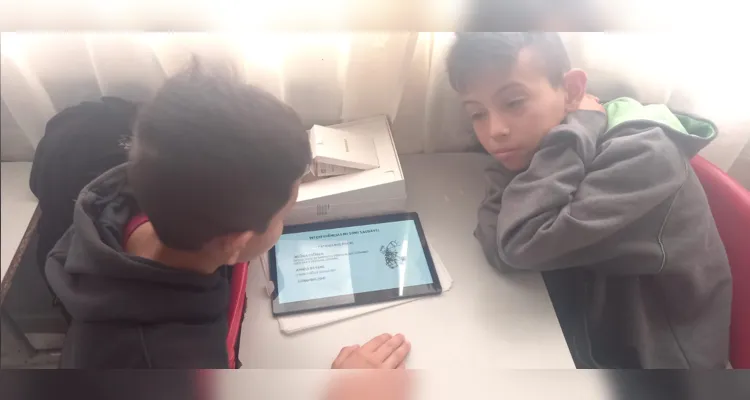 Tecnologia foi o diferencial para alunos imergirem no tema proposto