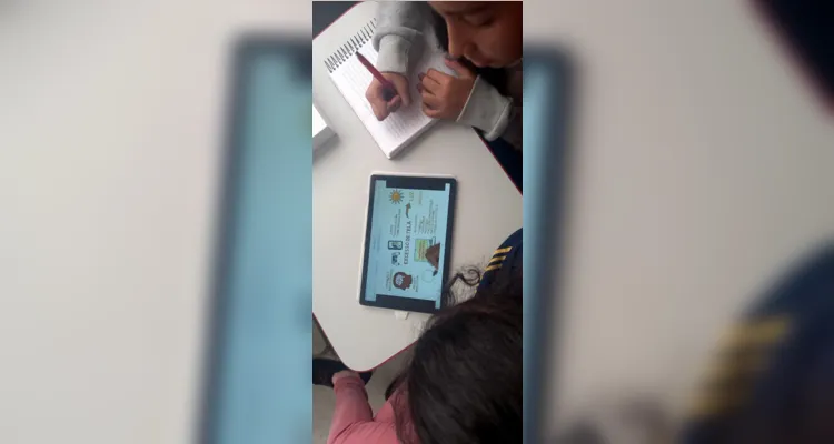Tecnologia foi o diferencial para alunos imergirem no tema proposto