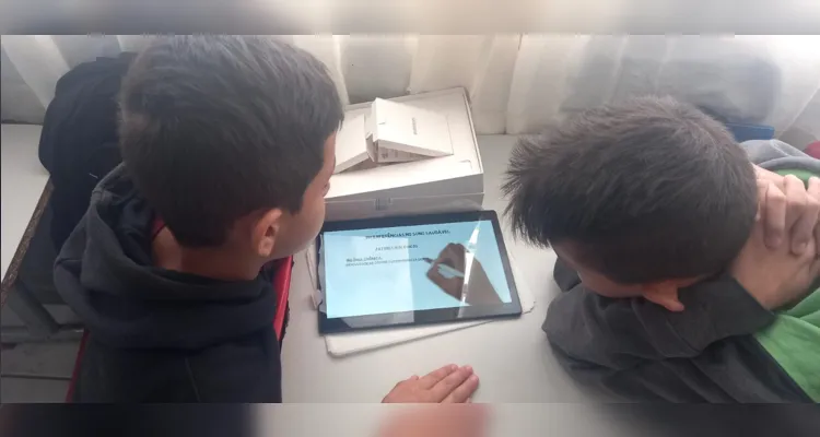 Tecnologia foi o diferencial para alunos imergirem no tema proposto