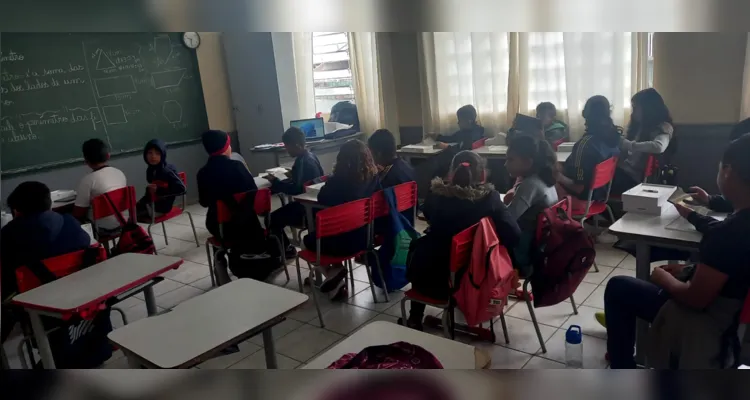 Tecnologia foi o diferencial para alunos imergirem no tema proposto