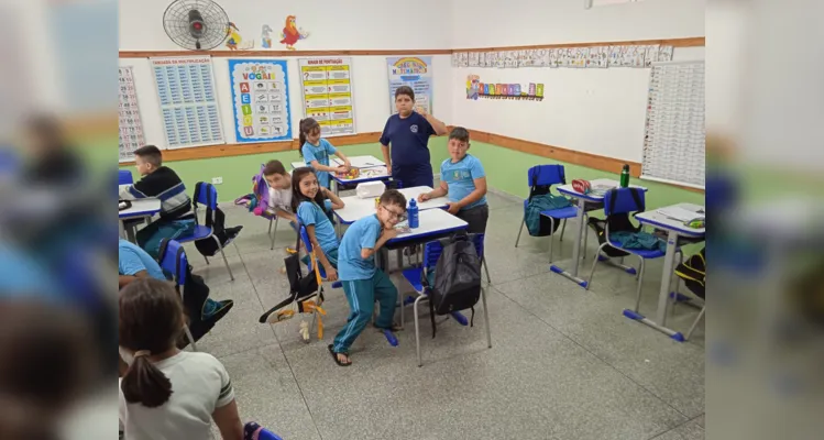 Dinâmica permitiu um trabalho diferenciado em sala de aula