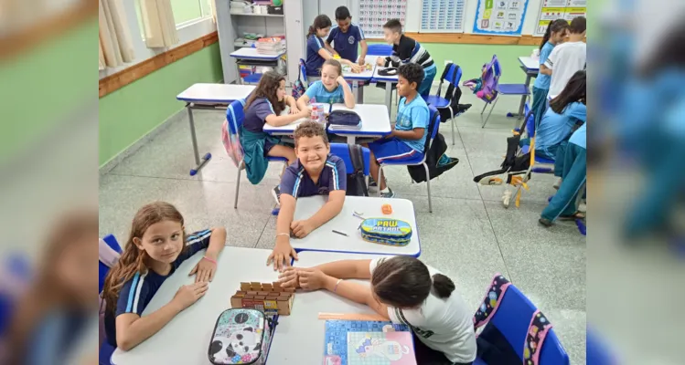 Dinâmica permitiu um trabalho diferenciado em sala de aula