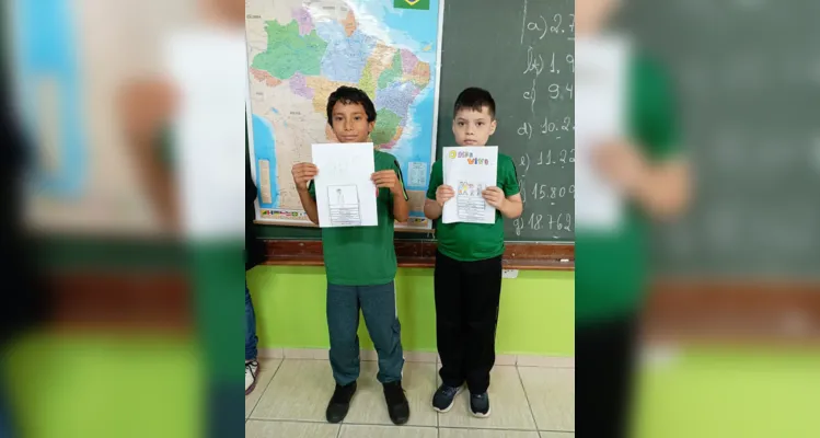 Trabalho em sala de aula contou com diversas etapas