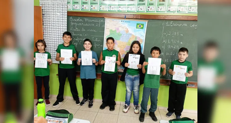 Trabalho em sala de aula contou com diversas etapas