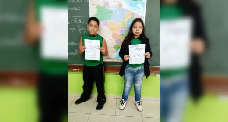 Trabalho em sala de aula contou com diversas etapas