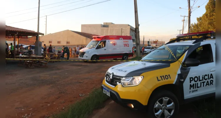 Equipes do Samu, PM e Guarda Municipal foram as primeiras a chegar no local 