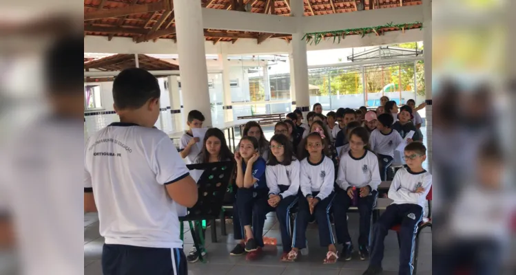 Colegas puderam contemplar resultados efetivos da turma durante apresentações