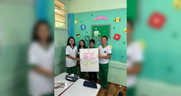 Alunos confeccionaram representações dos sistemas digestivo e respiratório