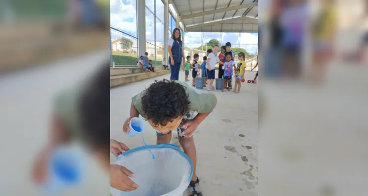 Várias ações mostram às crianças a importância do tema e da conscientização