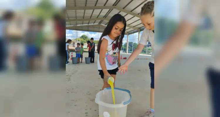 Várias ações mostram às crianças a importância do tema e da conscientização