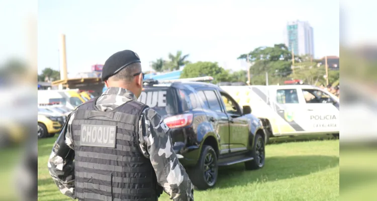 Efetivos estiveram reunidos em frente à Estação Saudade, ao lado do Terminal Central, para as primeias atividades referentes à operação