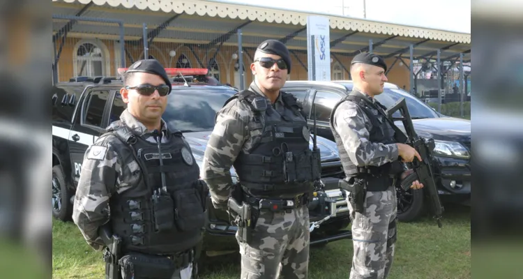 Efetivos estiveram reunidos em frente à Estação Saudade, ao lado do Terminal Central, para as primeias atividades referentes à operação