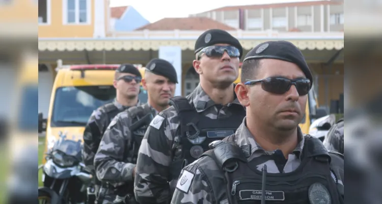 Efetivos estiveram reunidos em frente à Estação Saudade, ao lado do Terminal Central, para as primeias atividades referentes à operação
