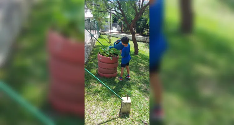 Uma série de atividades trabalhou com os alunos a importância da conservação e uso consciente da água