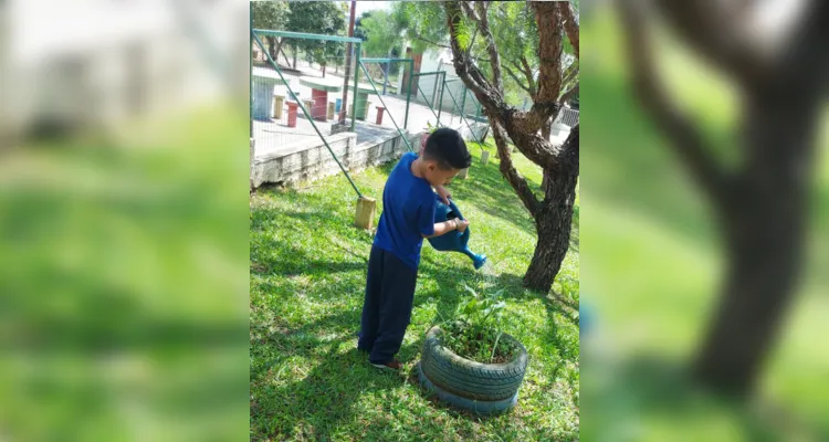 Uma série de atividades trabalhou com os alunos a importância da conservação e uso consciente da água