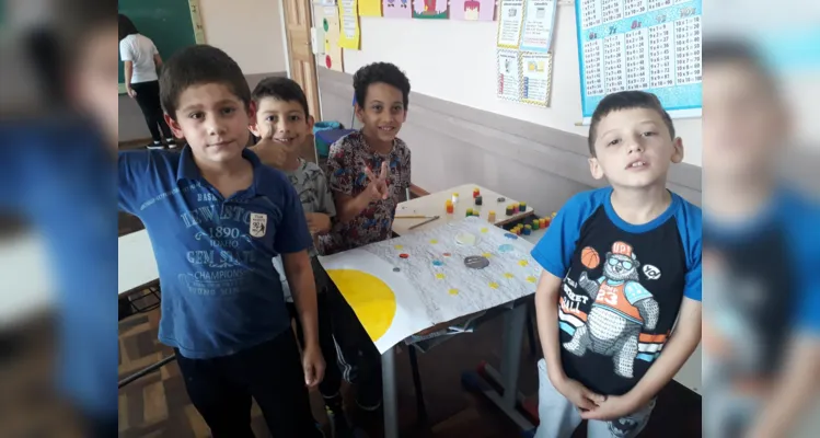 Momentos de interação marcaram trabalho astronômico em sala