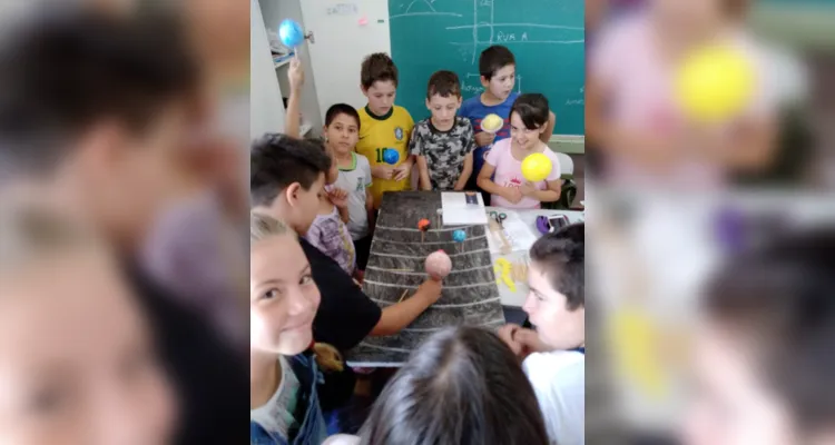 Momentos de interação marcaram trabalho astronômico em sala