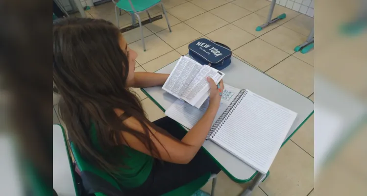 Alunos tiveram bastante interação com os colegas para trabalhar o tema