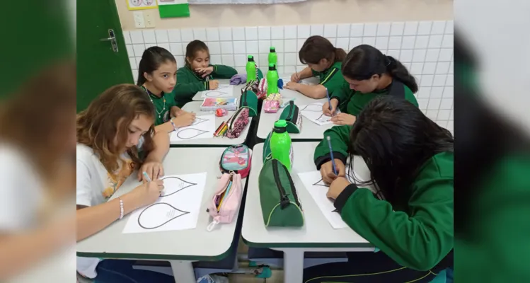 Além de trabalhos em sala, alunos levaram conhecimentos a amigos e familiares