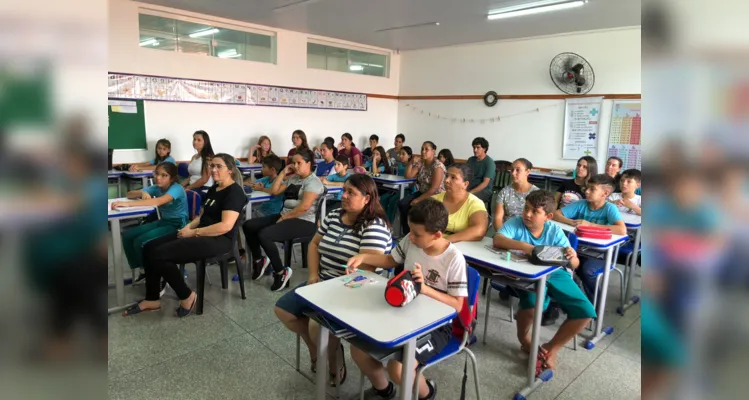 Vários momentos compuseram importante união do ensino como familiares