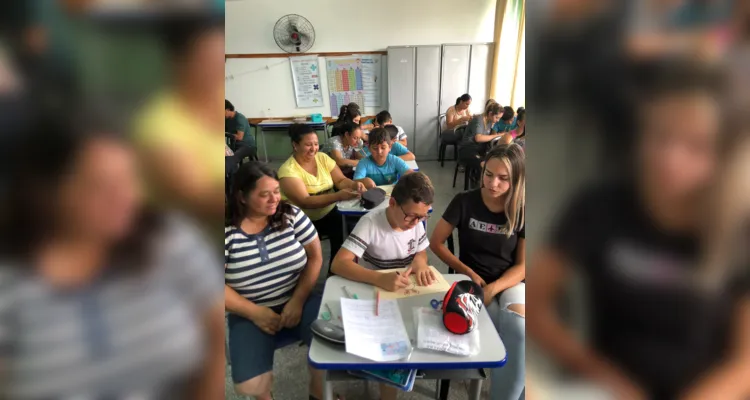 Vários momentos compuseram importante união do ensino como familiares