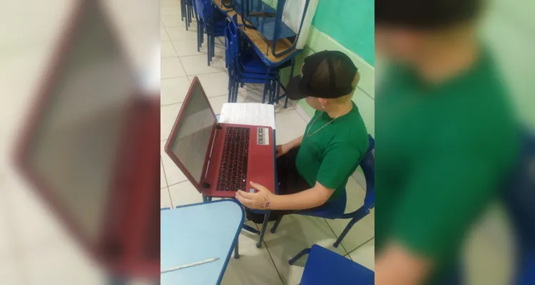 Os alunos trabalharam com produção textual e confeccionaram seu próprio dicionário