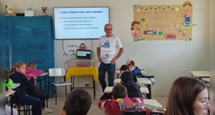 Palestra com secretário de Meio Ambiente ajudou a dar 'start' no projeto