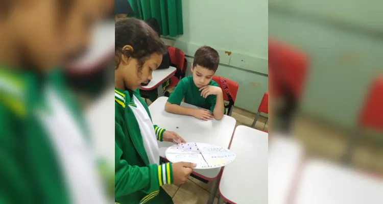 Os alunos produziram cartazes sobre a temática