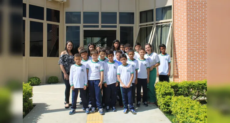 Trabalho propiciou que alunos também conhecessem o Paço Municipal