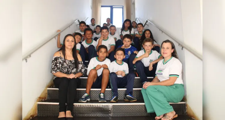 Trabalho propiciou que alunos também conhecessem o Paço Municipal