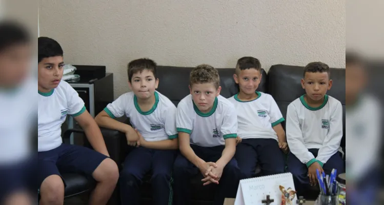 Trabalho propiciou que alunos também conhecessem o Paço Municipal