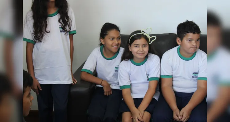 Trabalho propiciou que alunos também conhecessem o Paço Municipal
