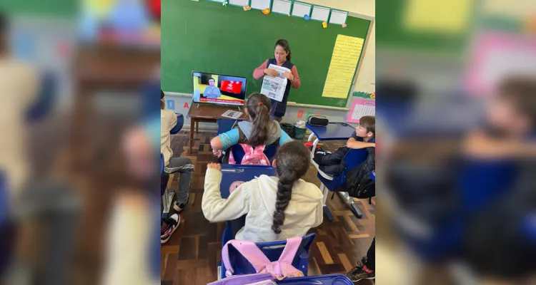 Diversas etapas, com alunos como protagonistas e jornalistas, ocorreram em sala